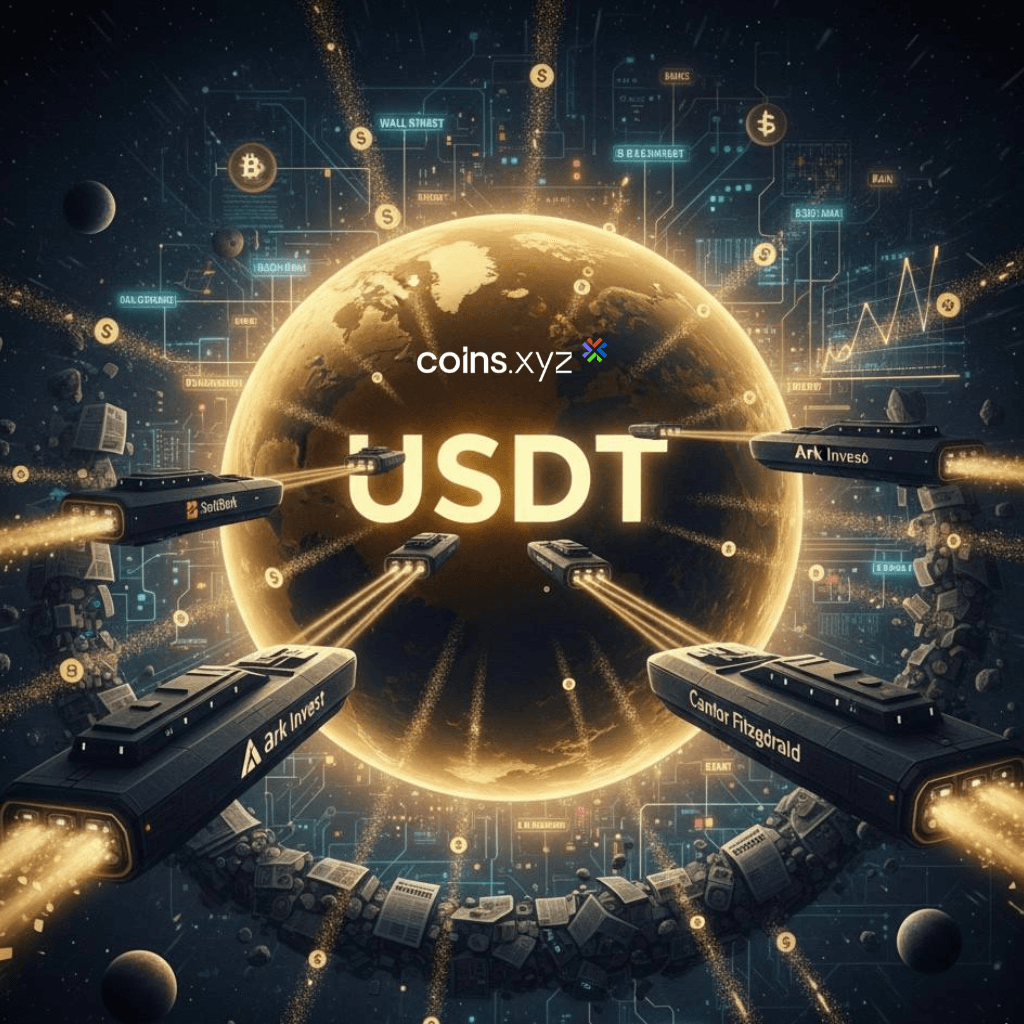 Tether, SoftBank e Ark: A Rodada Bilionária que Pode Redefinir o Destino das Stablecoins