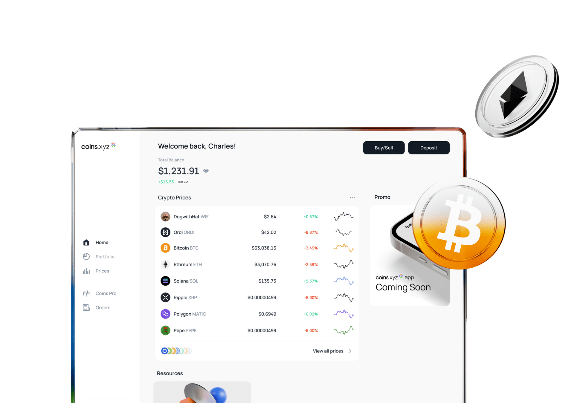 Buy Crypto in One Click